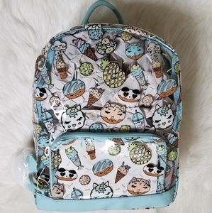 NEW Betsey Johnson Clear Backpack Transparent Animal
